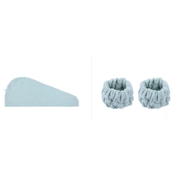 NWT The Big One® 5-Piece Solid Texture Bath Wrap Set - SAGE GREEN - Picture 4 of 6